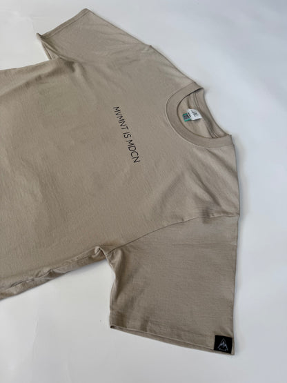 MVMNT IS MDCN T-Shirt Tan