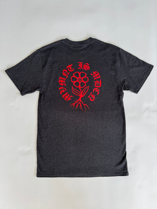 MVMNT IS MDCN T-Shirt Charcoal
