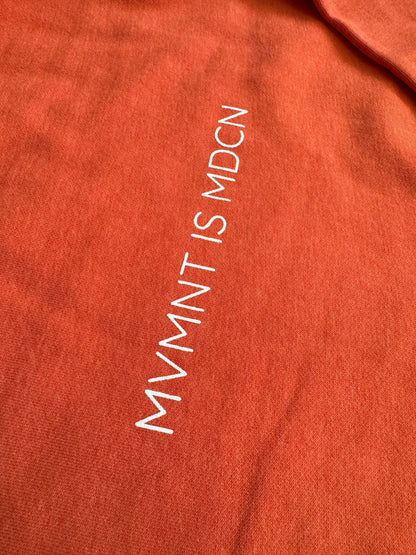 MVMNT IS MDCN Cozy Crewneck Orange