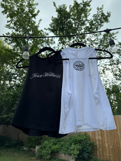 Newo Wellness Balance Your Medicine Wheel high neck cropped tank