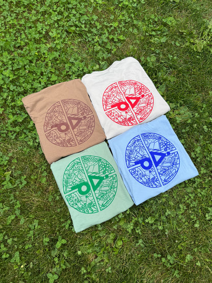Newo Wellness Balance Your Medicine Wheel T-Shirt