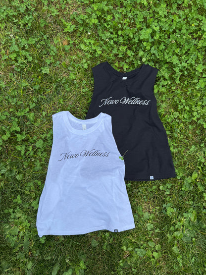 Newo Wellness Balance Your Medicine Wheel high neck cropped tank