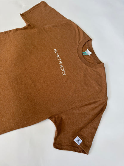 MVMNT IS MDCN T-Shirt Caramel
