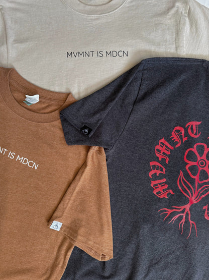 MVMNT IS MDCN T-Shirt Caramel