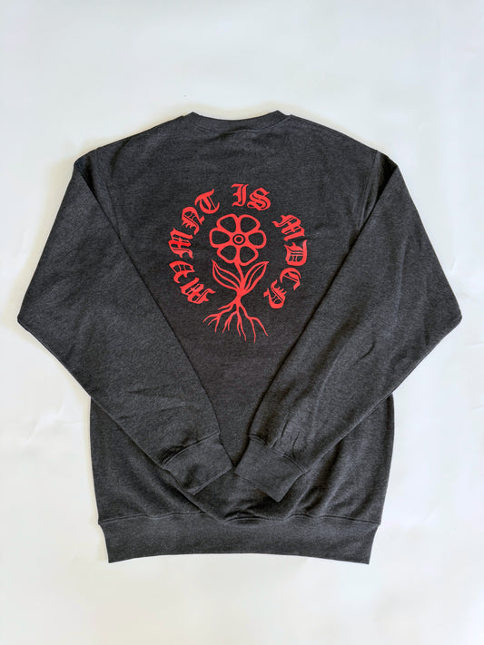 MVMNT IS MDCN Cozy Crewneck Charcoal